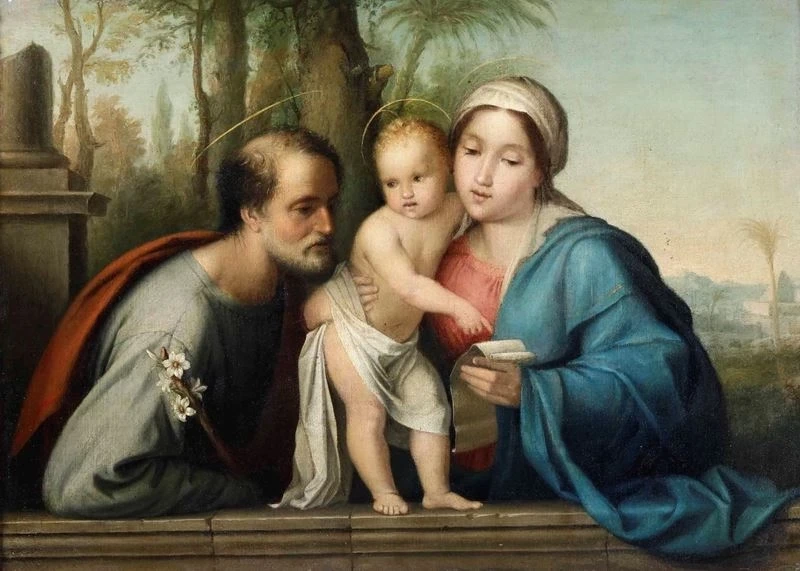 Giovanni Carnovali - 131, Sacra Famiglia, 1824, attribuito